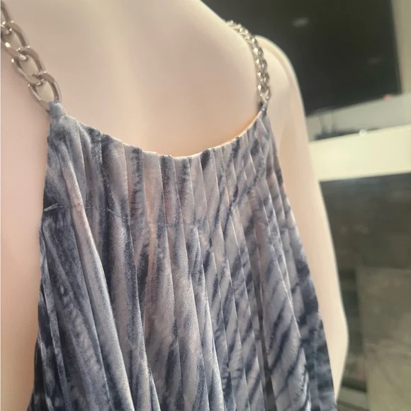 Michael Kors Tie Dye Georgette Halter Dress - Picture 5 of 6
